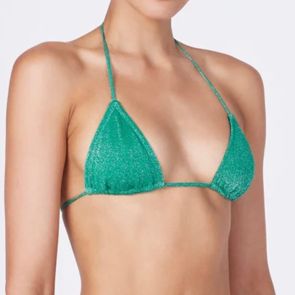 Triangl bikini top vinca jaded sparkle (size:L)